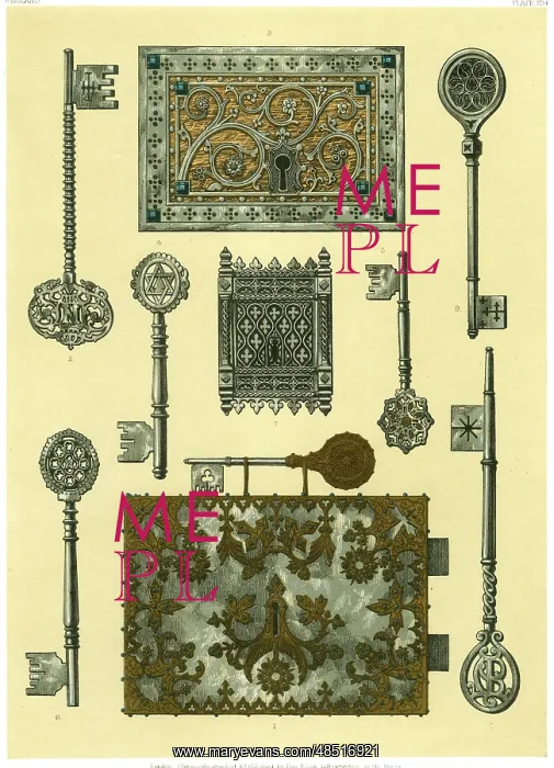  : Ornate locks and keys