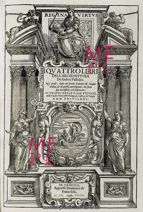 : Ornate title page illustration of Andrea ? : Ornate title page illustration of Andrea ?