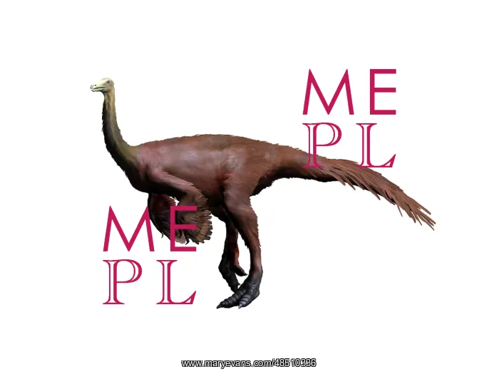 : Ornithomimus dinosaur : Ornithomimus dinosaur