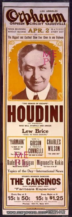 : Orpheum Circuit Vaudeville Poster advertising ? : Orpheum Circuit Vaudeville Poster advertising ?