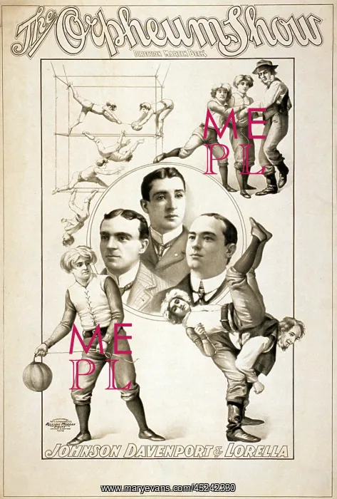 : The Orpheum Show. Vaudeville poster advertising ? : The Orpheum Show. Vaudeville poster advertising ?