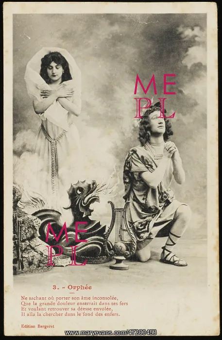 : Orpheus Postcard 3 of 5 : Orpheus Postcard 3 of 5