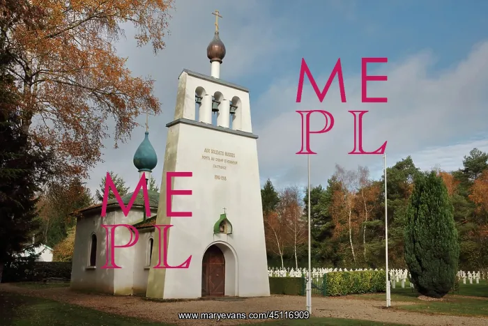 : Orthodox Chapel and Russian Cemetery, Saint-Hilaire-le-Grand : Orthodox Chapel and Russian Cemetery, Saint-Hilaire-le-Grand