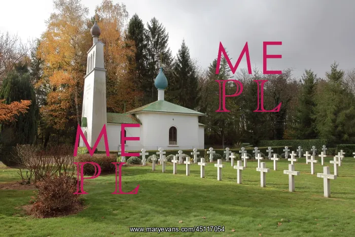 : Orthodox Chapel and Russian Cemetery, Saint-Hilaire-le-Grand : Orthodox Chapel and Russian Cemetery, Saint-Hilaire-le-Grand