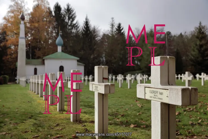 : Orthodox Chapel and Russian Cemetery, Saint-Hilaire-le-Grand : Orthodox Chapel and Russian Cemetery, Saint-Hilaire-le-Grand
