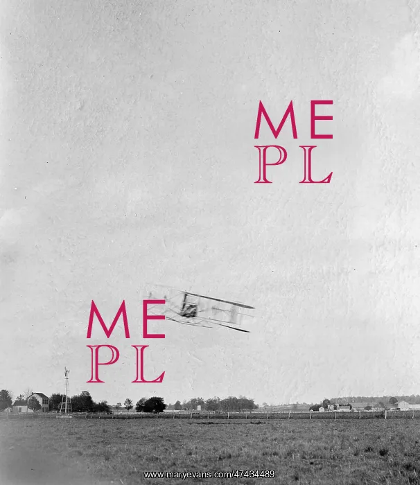 : Orville Wright and AB Lambert flying; Simms Station, Dayton : Orville Wright and AB Lambert flying; Simms Station, Dayton