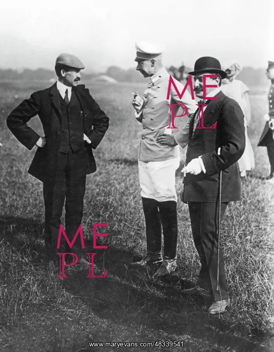 : Orville Wright together with Crown Prince Wilhelm of Prussia : Orville Wright together with Crown Prince Wilhelm of Prussia