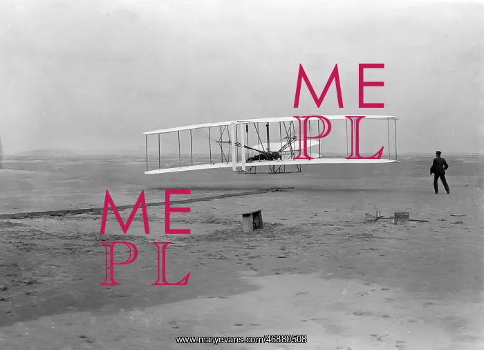 : Orville Wright first flight, Kitty Hawk : Orville Wright first flight, Kitty Hawk