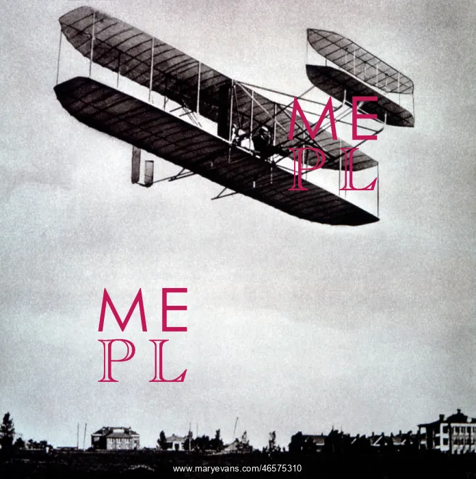 : Orville Wright Flying the Wright Bi-Plane : Orville Wright Flying the Wright Bi-Plane
