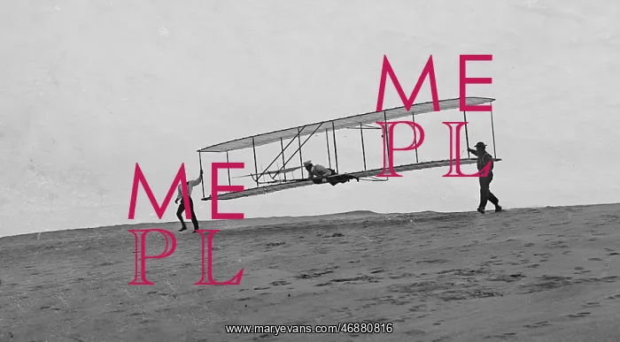 : Orville Wright and glider, Kitty Hawk : Orville Wright and glider, Kitty Hawk