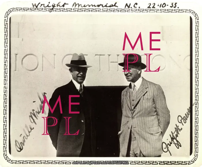 : Orville Wright and Griffith Brewer : Orville Wright and Griffith Brewer