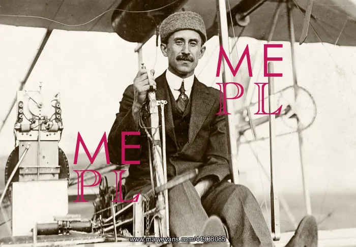 : Orville Wright - at Huffman Prairie Flying Field, Dayton : Orville Wright - at Huffman Prairie Flying Field, Dayton