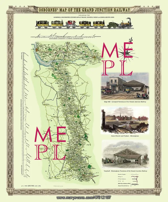  : Osbornes map of the Grand Junction railway