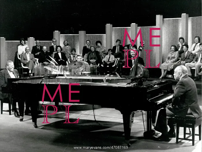 : Oscar Peterson and Count Basie on TV programme : Oscar Peterson and Count Basie on TV programme