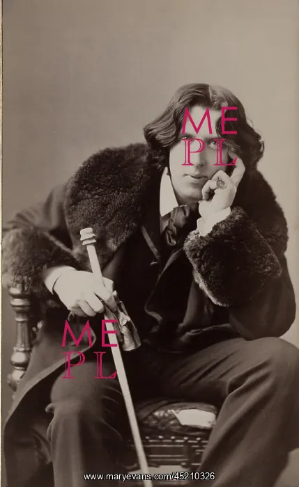 : Oscar Wilde, (1854-1900) Irish writer, in ? : Oscar Wilde, (1854-1900) Irish writer, in ?