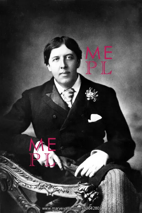 : OSCAR WILDE, undated. ? : OSCAR WILDE, undated. ?