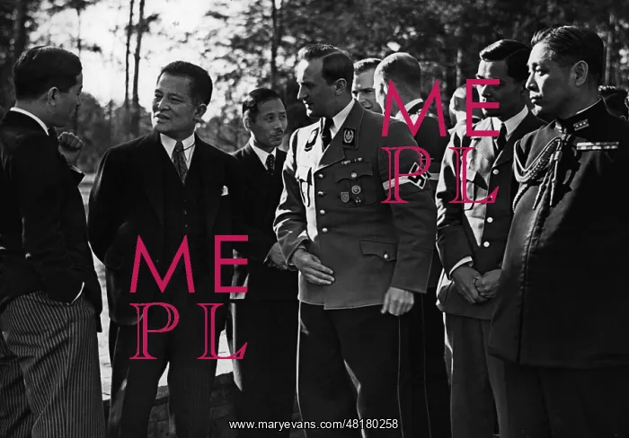 : Oshima Hirosho with Arthur Axmann, 1941 : Oshima Hirosho with Arthur Axmann, 1941