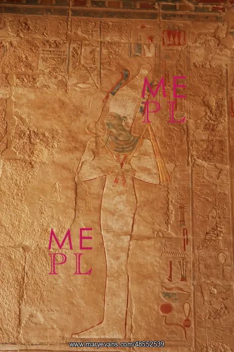 : Osiris. Temple of Hatshepsut. Egypt : Osiris. Temple of Hatshepsut. Egypt