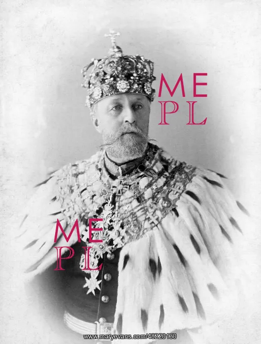  : Oskar II. - king - Sweden - Bernadotte - Gemahl von Sophie von Nassau -