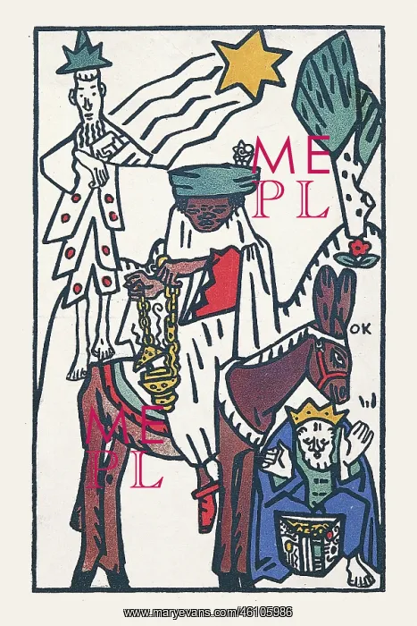 : Oskar Kokoschka. The three kings : Oskar Kokoschka. The three kings