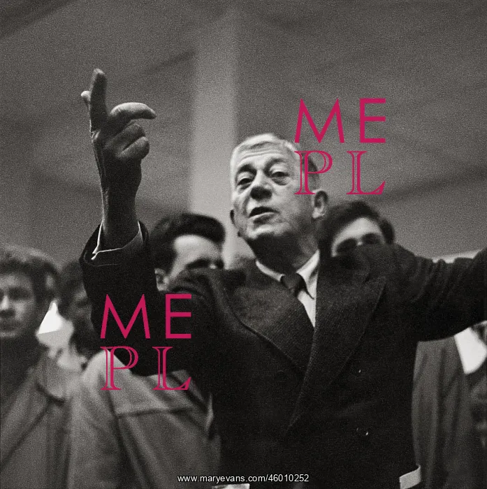 : Oskar Kokoschka at the opening of an exhibition : Oskar Kokoschka at the opening of an exhibition