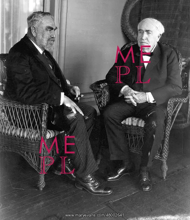 : Oskar von Miller and Thomas Edison : Oskar von Miller and Thomas Edison