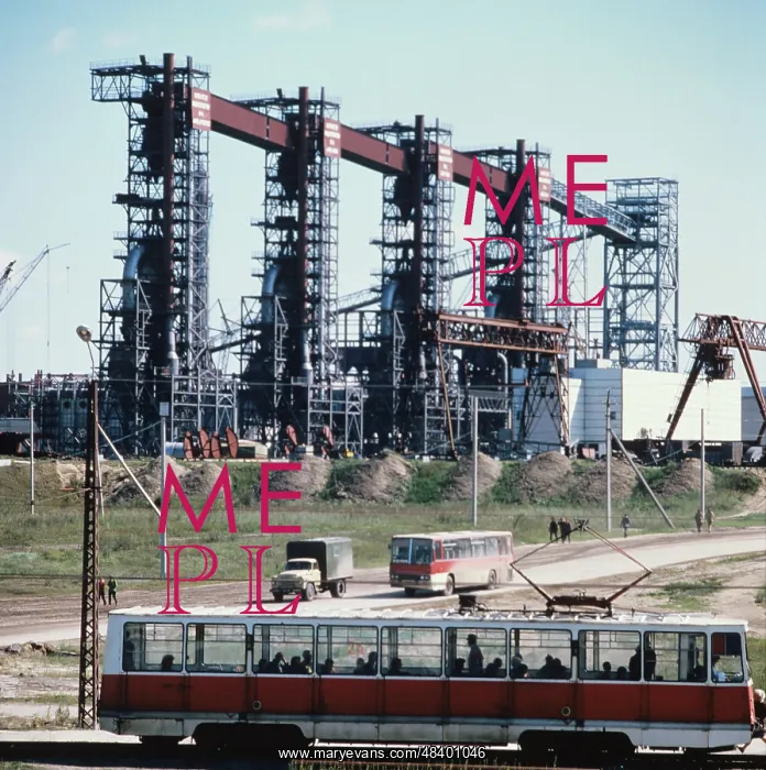: Oskol Electrometallurgical Plant construction, 1982 : Oskol Electrometallurgical Plant construction, 1982