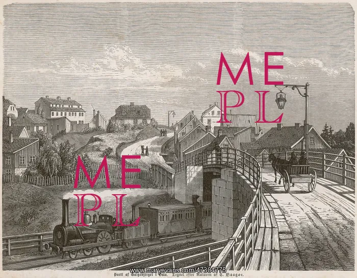 : OSLO / BRIDGE / TRAIN 1867 : OSLO / BRIDGE / TRAIN 1867