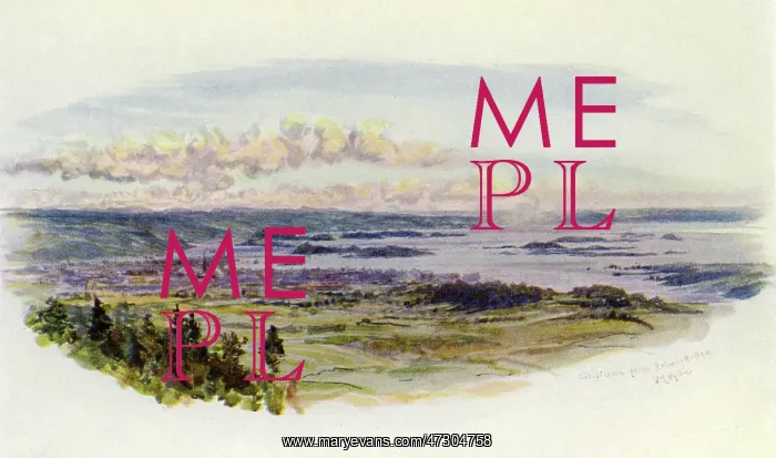 : OSLO / DISTANT VIEW 1909 : OSLO / DISTANT VIEW 1909