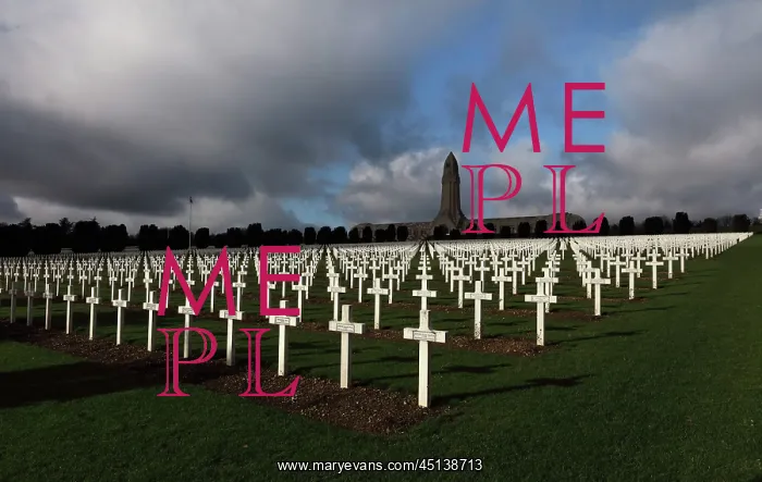 : Ossuaire de Douaumont and cemetery, Verdun, Lorraine, France : Ossuaire de Douaumont and cemetery, Verdun, Lorraine, France