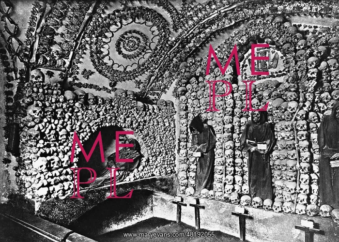 : Ossuary Chapel in Rome, 1941 : Ossuary Chapel in Rome, 1941