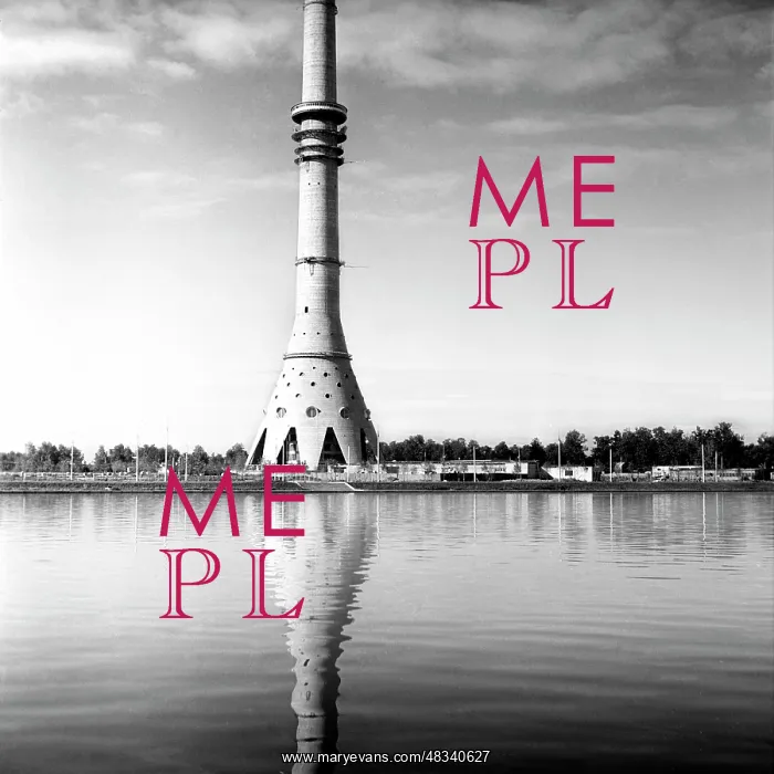 : Ostankino Tower in Moscow, 1968 : Ostankino Tower in Moscow, 1968