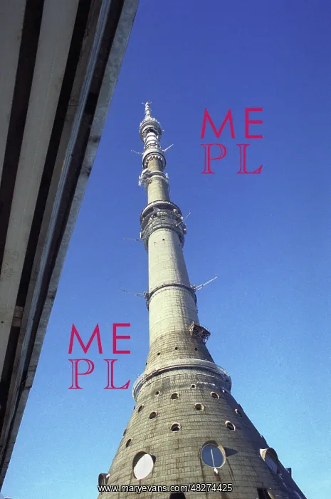 : Ostankino Tower reconstruction in Moscow, 2001 : Ostankino Tower reconstruction in Moscow, 2001