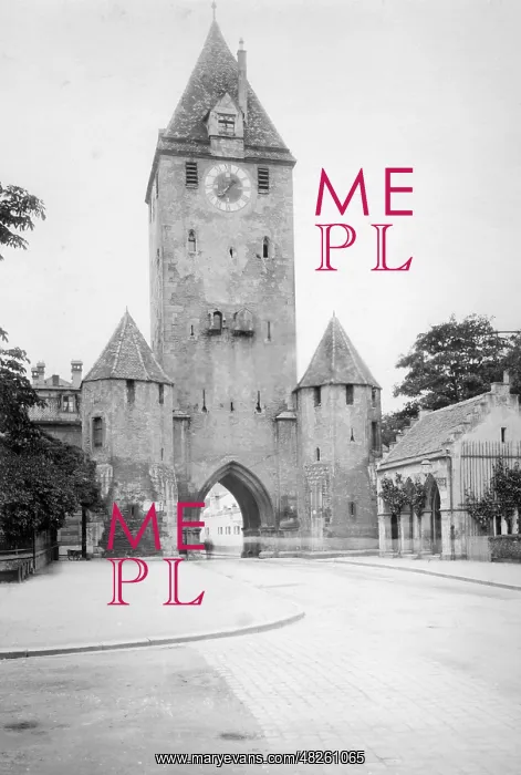 : Ostentor in Regensburg, around 1905 : Ostentor in Regensburg, around 1905