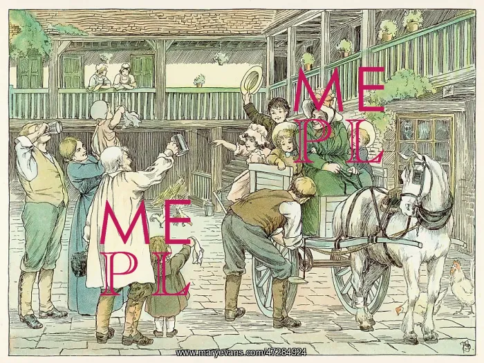 : Ostler. The ostler attends to the wheels of a carriage before it leaves : Ostler. The ostler attends to the wheels of a carriage before it leaves