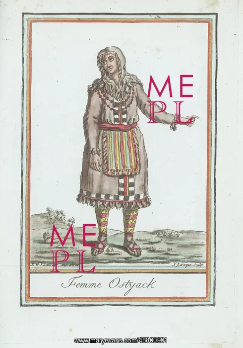 : Ostyak woman of Siberia : Ostyak woman of Siberia