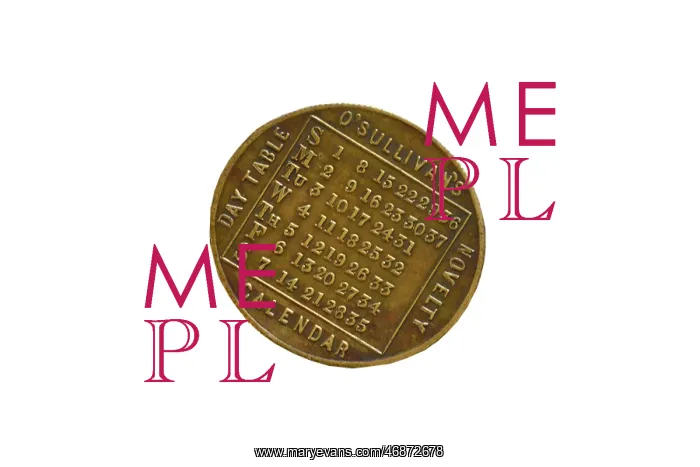 : O'Sullivan's Novelty Calendar token : O'Sullivan's Novelty Calendar token