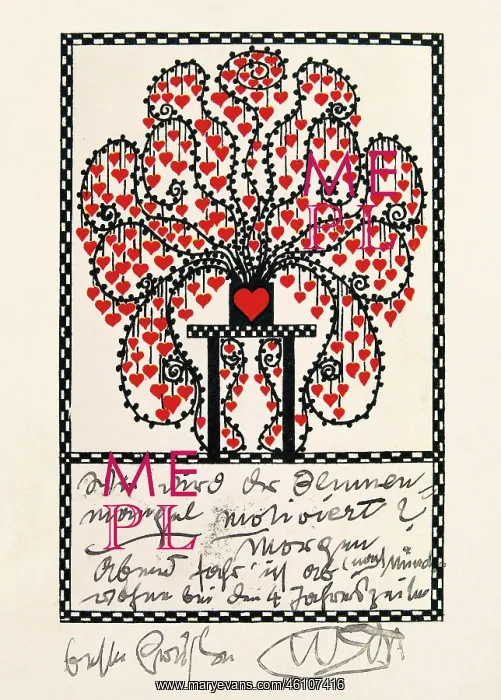 : Oswald Wenzel (probably). Heart leaves : Oswald Wenzel (probably). Heart leaves