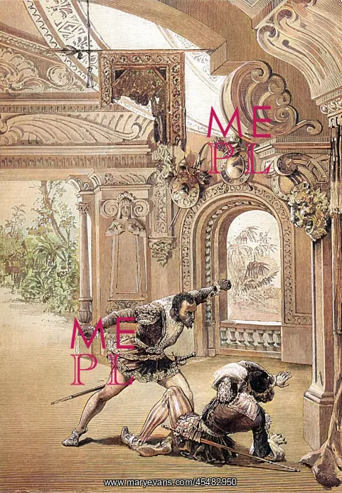 : Otello, Act Two : the jealousy of the Moor is aroused by Iago : Otello, Act Two : the jealousy of the Moor is aroused by Iago