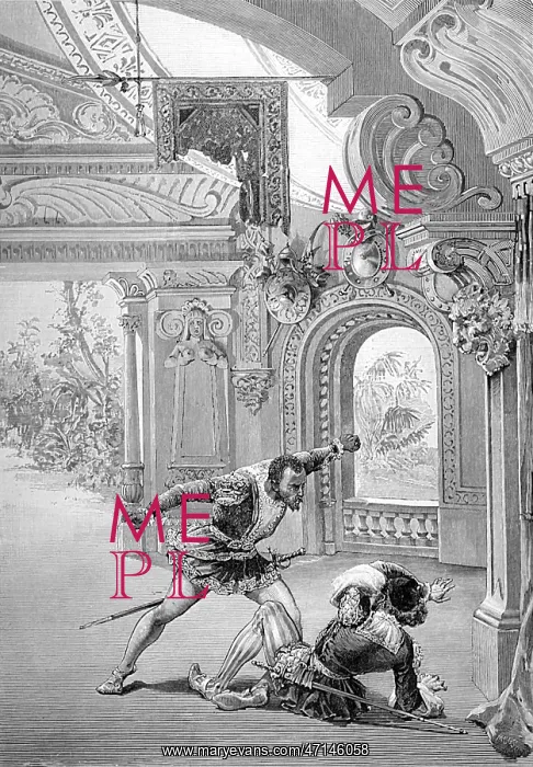 : Otello, Act Two : the jealousy of the Moor is aroused by Iago : Otello, Act Two : the jealousy of the Moor is aroused by Iago