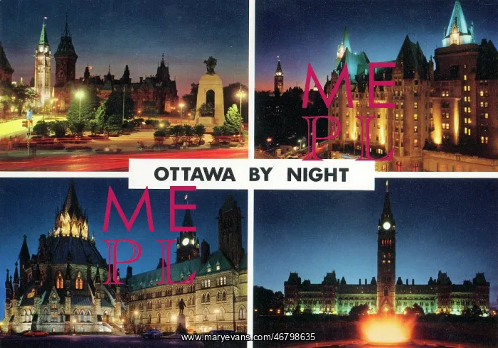 : Ottawa, Ontario, Canada - Nighttime scenes : Ottawa, Ontario, Canada - Nighttime scenes