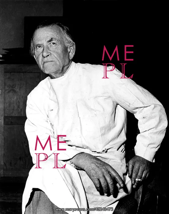 : Otto Dix. Artist Otto Dix in 1961. Portrait by photographer Fred Stein : Otto Dix. Artist Otto Dix in 1961. Portrait by photographer Fred Stein