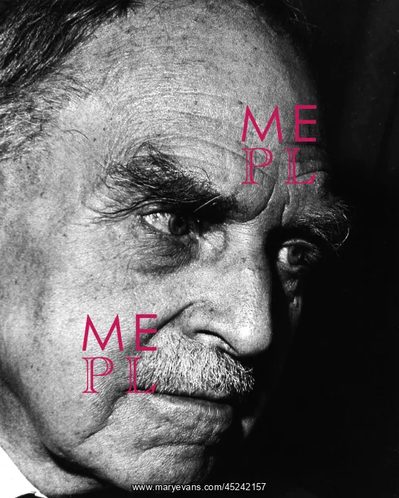: Otto Hahn in 1961. Portrait by photographer Fred Stein (1909-1967) who emigrated 1933 : Otto Hahn in 1961. Portrait by photographer Fred Stein (1909-1967) who emigrated 1933