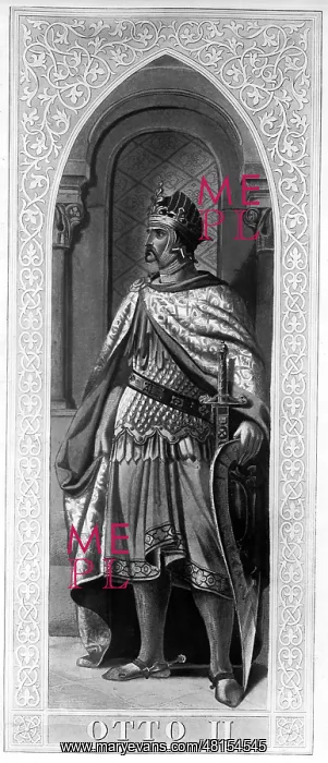  : Otto II, emperor, Sachse (Ottone), Gemahl von Theophana von Byzanz, 01.01.955-31.12.983