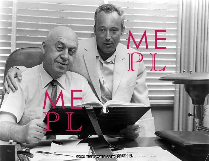 : Otto Preminger, director & Leon Uris, writer, ? : Otto Preminger, director & Leon Uris, writer, ?