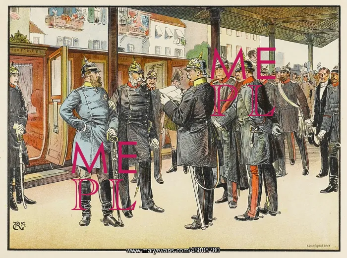 : Otto von Bismarck and telegram : Otto von Bismarck and telegram