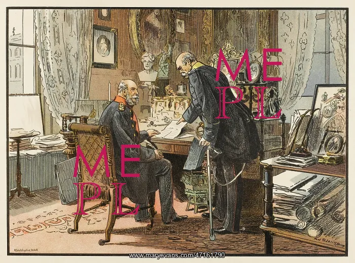 : Otto von Bismarck with Wilhelm I : Otto von Bismarck with Wilhelm I