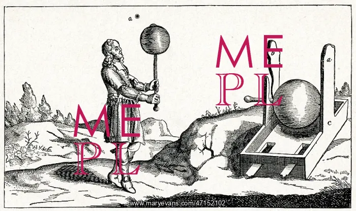 : Otto von Guericke Demonstrating his Experiment : Otto von Guericke Demonstrating his Experiment