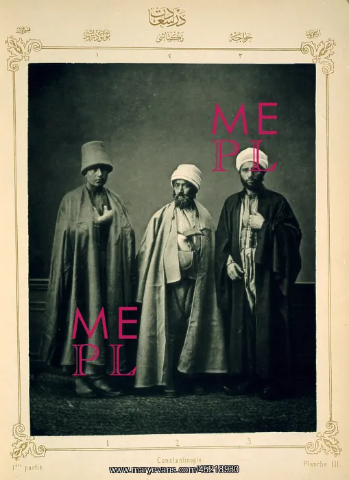 : The Ottoman Empire, studio portrait of models ? : The Ottoman Empire, studio portrait of models ?