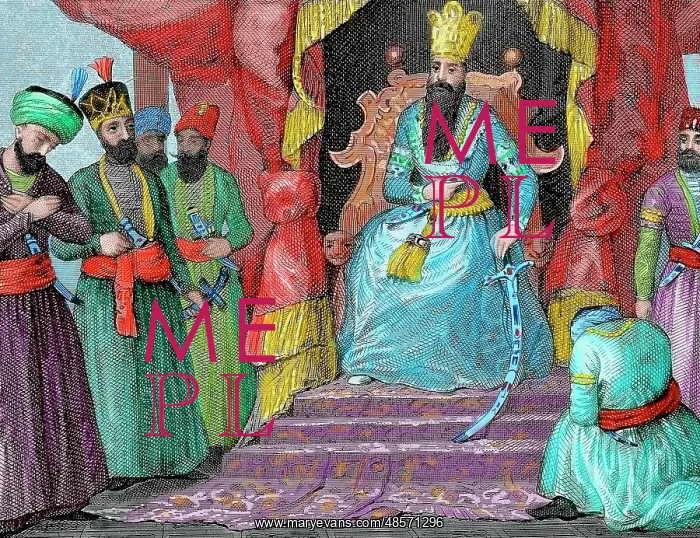 : Ottoman Empire. Sultan received in the Topkapi Palace counse : Ottoman Empire. Sultan received in the Topkapi Palace counse